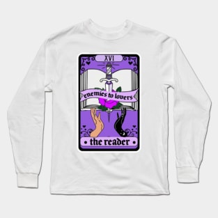 The Reader - Enemies to Lovers Tarot Card Long Sleeve T-Shirt